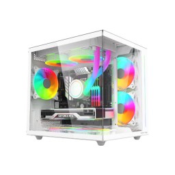 Value-Top V900W Micro ATX Mini Tower Gaming Casing with 3xARGB Fan